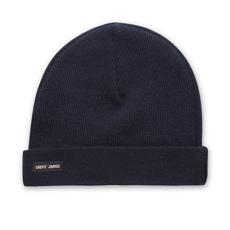 Bonnet SAINT JAMES Cartier uni Marine ADULTE