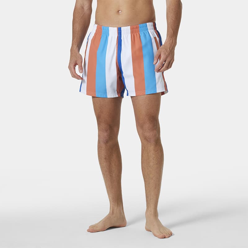 Short de bain HELLY HANSEN Newport Trunk L 304 Bonfire Multistripe Wd Aop