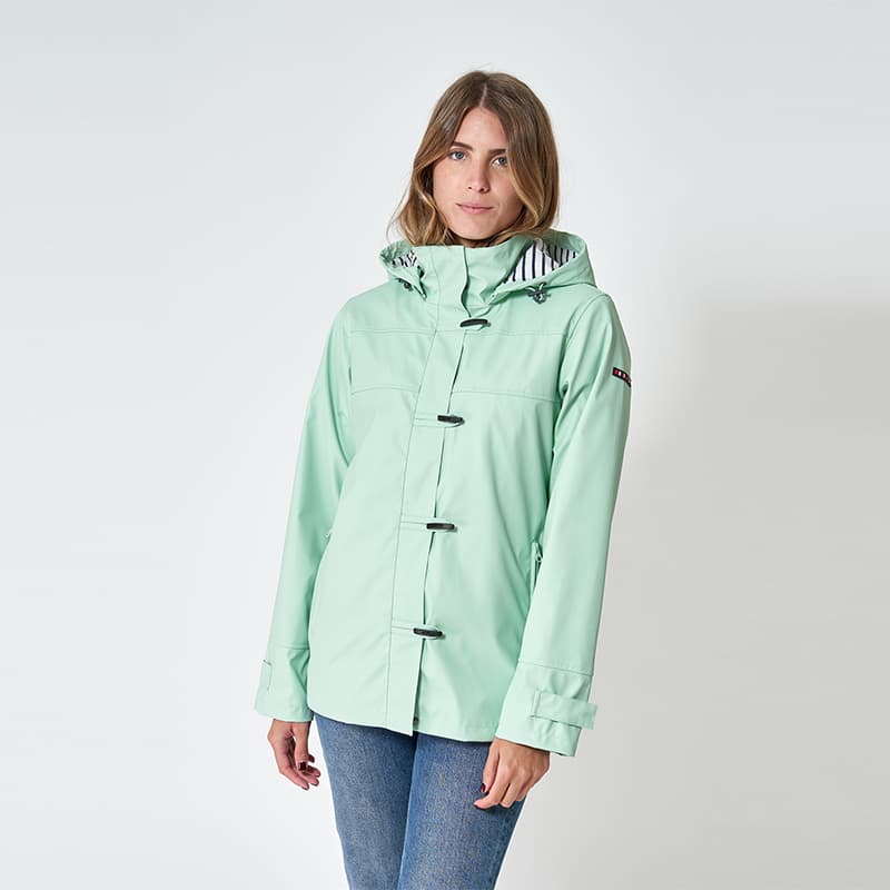 Ciré avec doublure rayée BATELA C3008 40 BG Bird's Egg Green