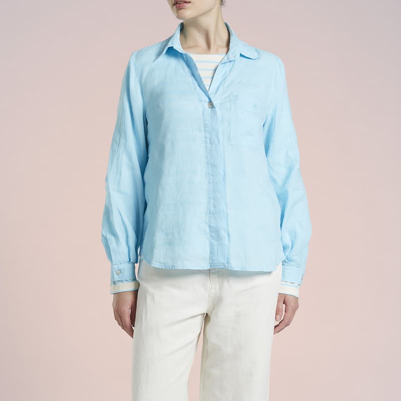 Chemise Lin MAT DE MISAINE Cyclade 46 U576 Fluor