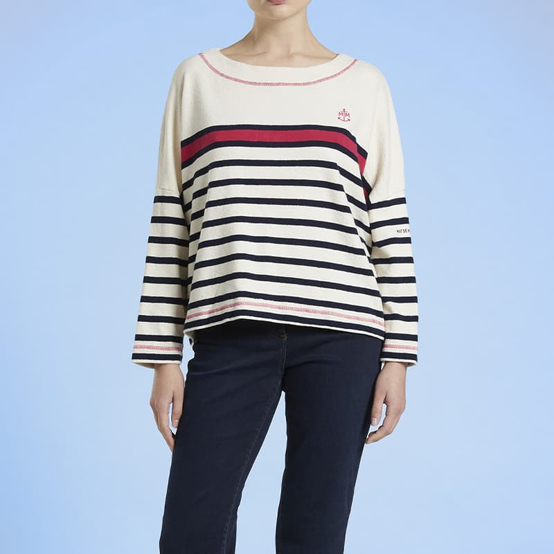 Marinière MAT DE MISAINE Maki RPG 44 Rp381 Pivoine/Calcaire R.Place