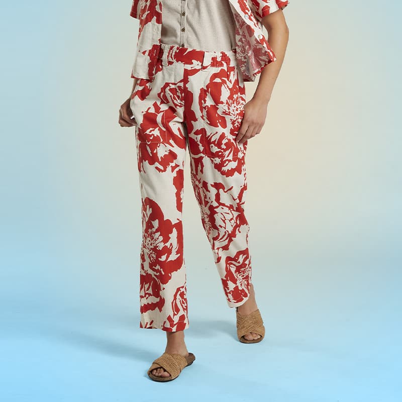 Pantalon imprimé MAT DE MISAINE Polder 42 I322 Imp.Pechou