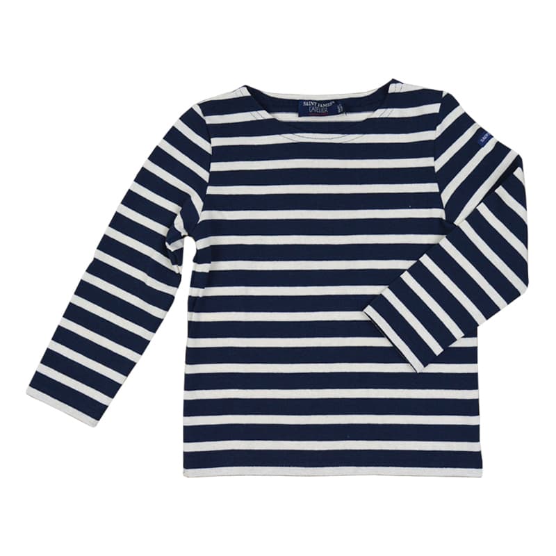 Marinière Enfant SAINT JAMES Méridien Moderne Marine/Ecru 10 Ans