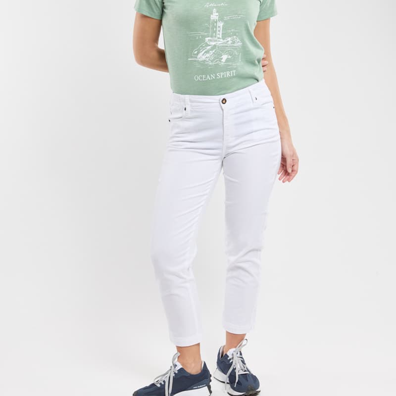 Pantalon BERMUDES Lagora 36 B001 Blanc