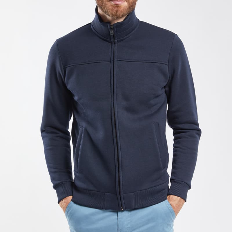 Sweat zippé BERMUDES Torontos M B204 Navy