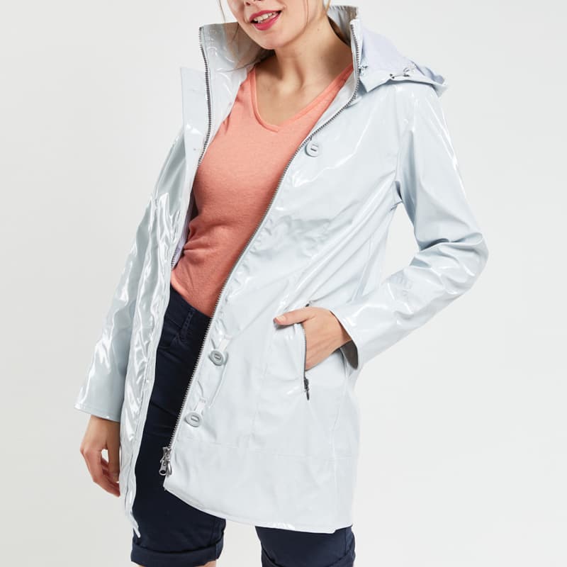 Ciré Brillant BERMUDES Bruges XL B225 Gris Perle