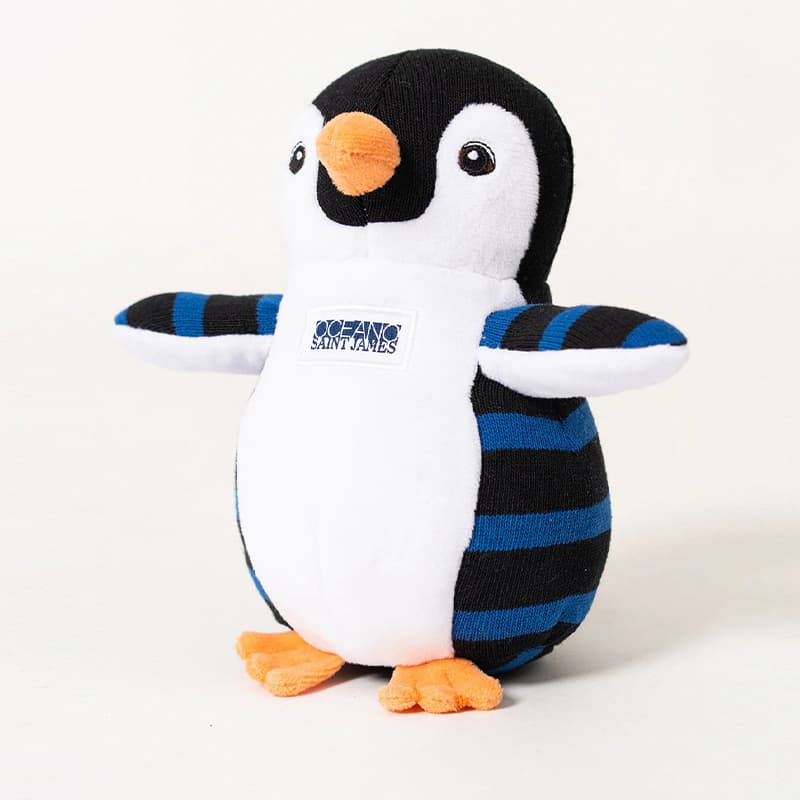 Peluche SAINT JAMES Manchot Oceano TU Noir/Gitane