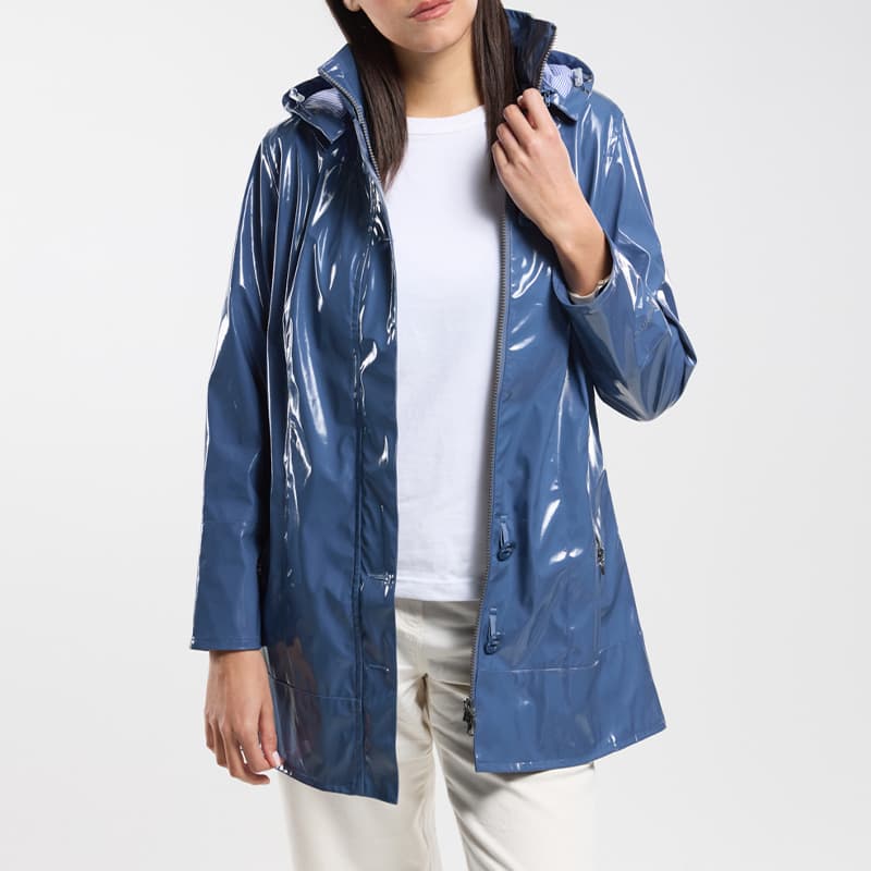 Ciré Brillant BERMUDES Bruges L B496 Bleu Ardoise