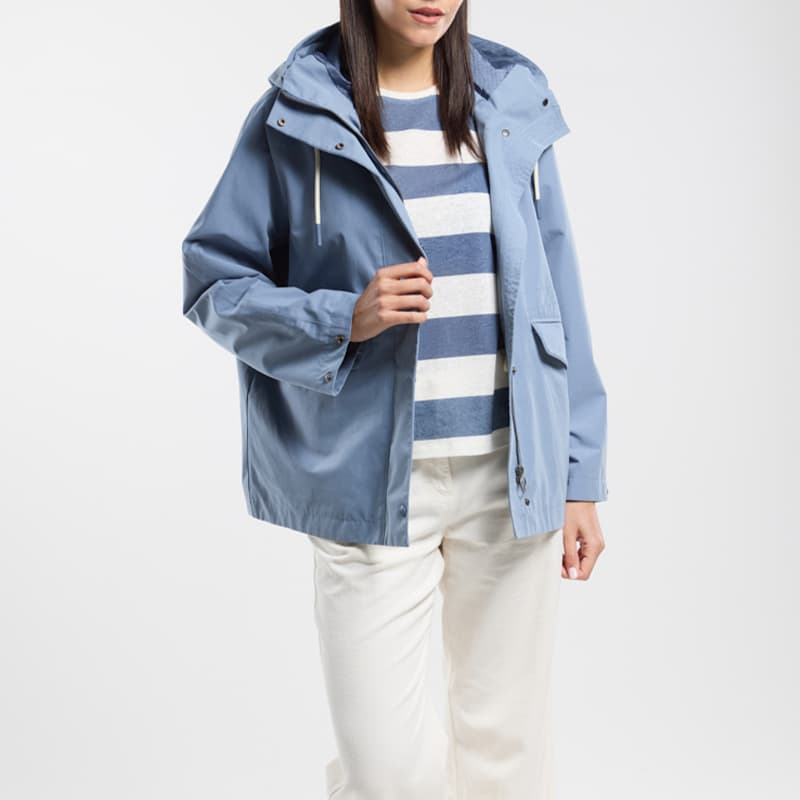 Parka courte imperméable BERMUDES Budley 42 B452 Bleu Orage