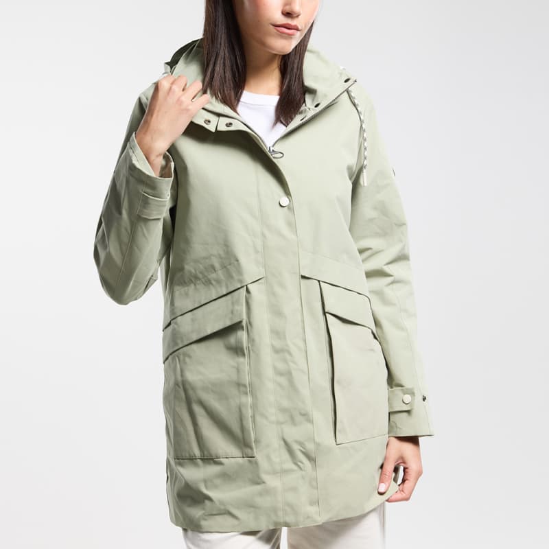 Parka longue imperméable BERMUDES Brooklin 40 Ba64 Thym