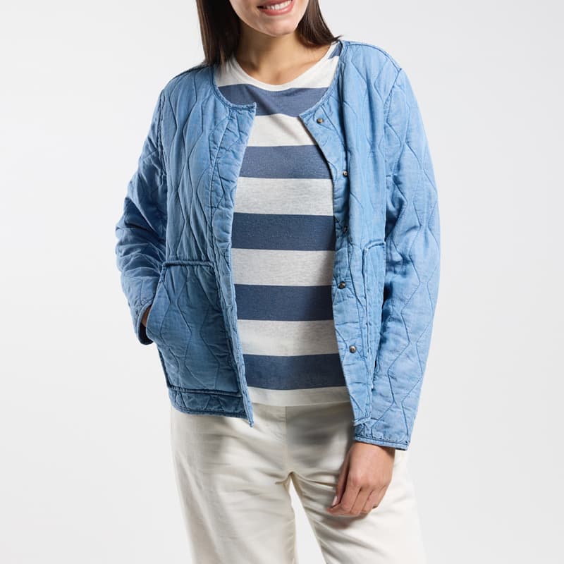 Veste matelassée BERMUDES Birock 2 46 B196 Denim