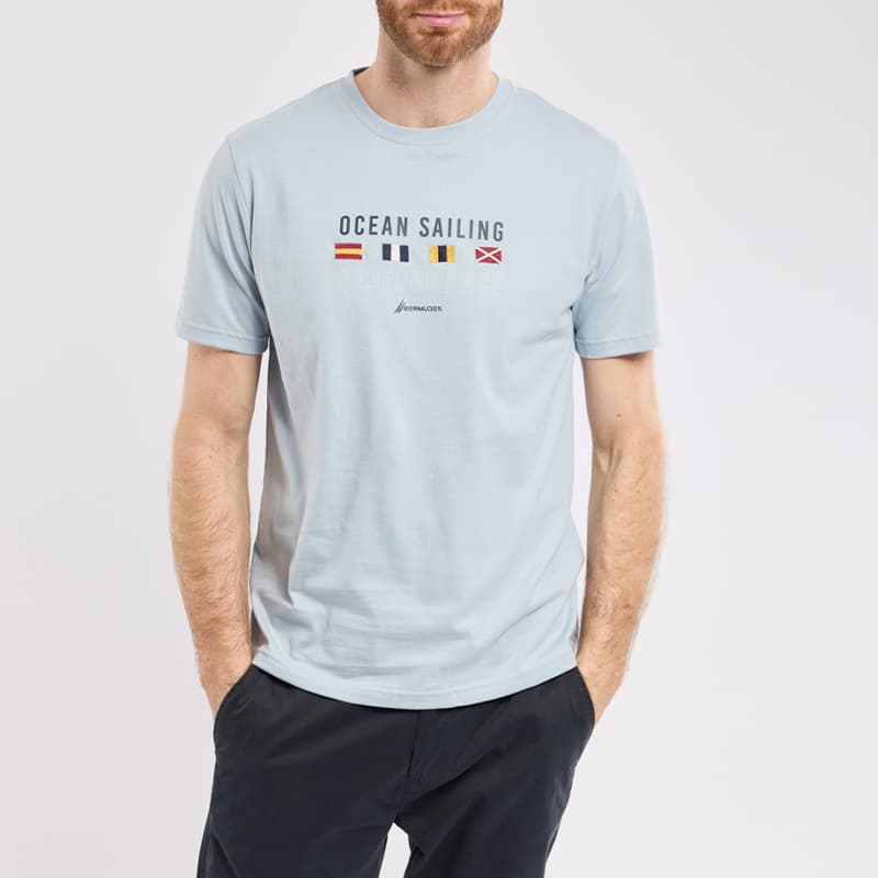 T-shirt BERMUDES Volbak M B217 Aqua