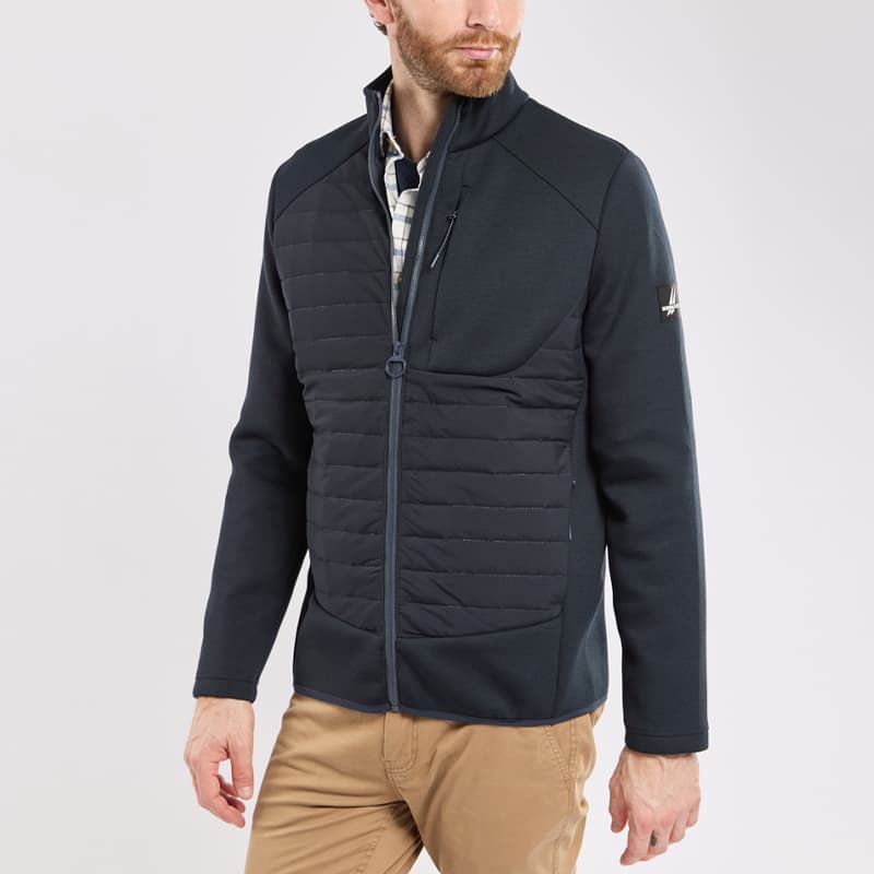 Veste bi-matière BERMUDES Pressbook M B204 Navy