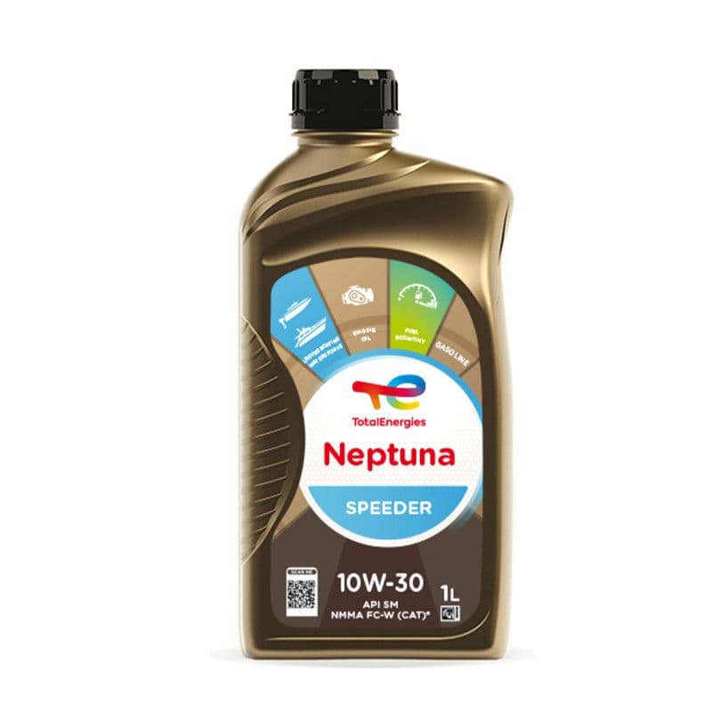 Huile TOTAL 4T NEPTUNA Speeder 10W30 - 1 Litre 1 Litre