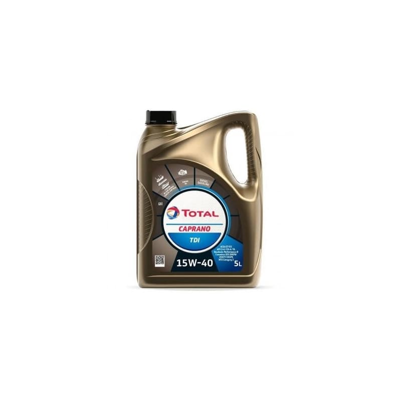 Huile TOTAL 4T CAPRANO TDI 15W40 - 5 Litres