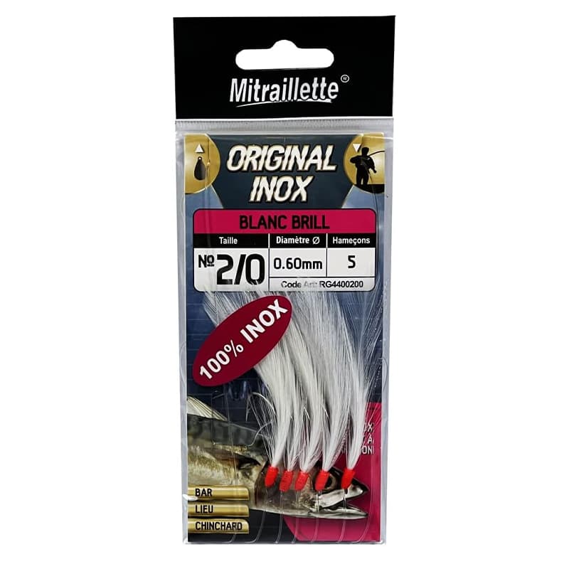 Mitraillette RAGOT Inox Ø 0.60mm INOX BLANC BRILLANT