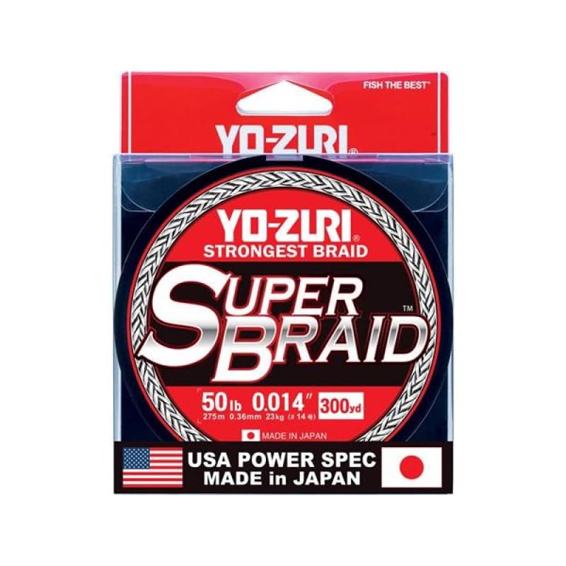 Tresse YO-ZURI Superbraid 8X - Argent - 150M Ø 0,19 mm - 1,2