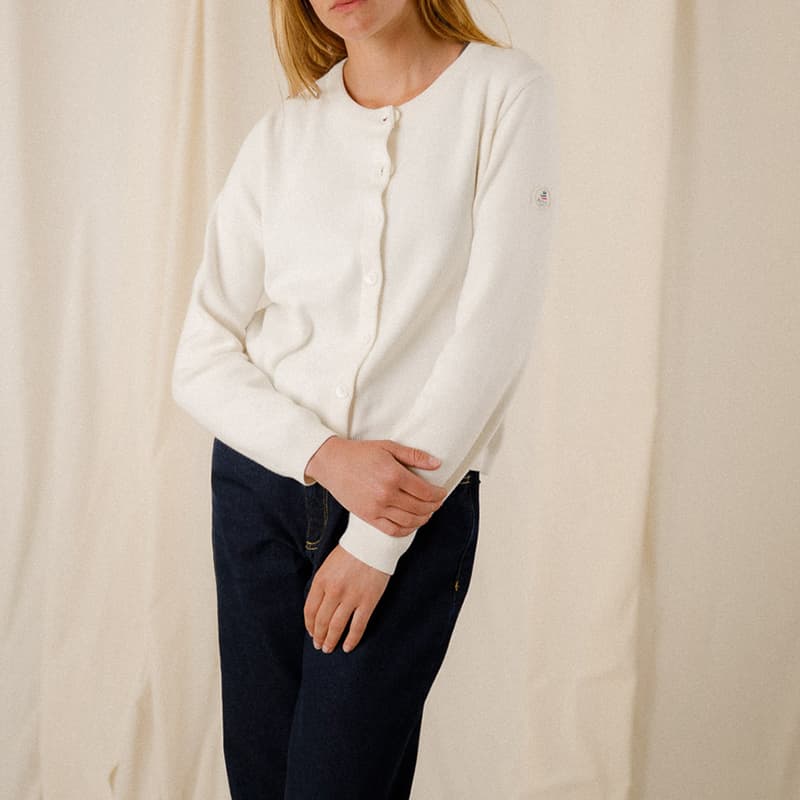 Cardigan ROYAL MER Vivia 36 Ecru
