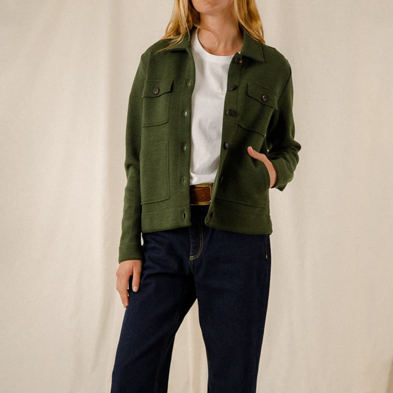 Veste ROYAL MER Noyale 38 Kaki chiné