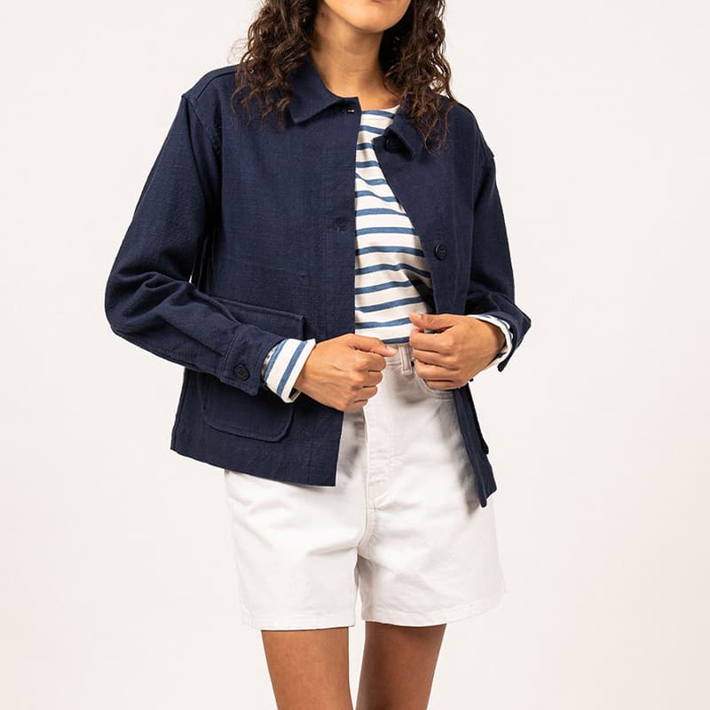 Veste toile SAINT JAMES Ste Sophie 44 Marine