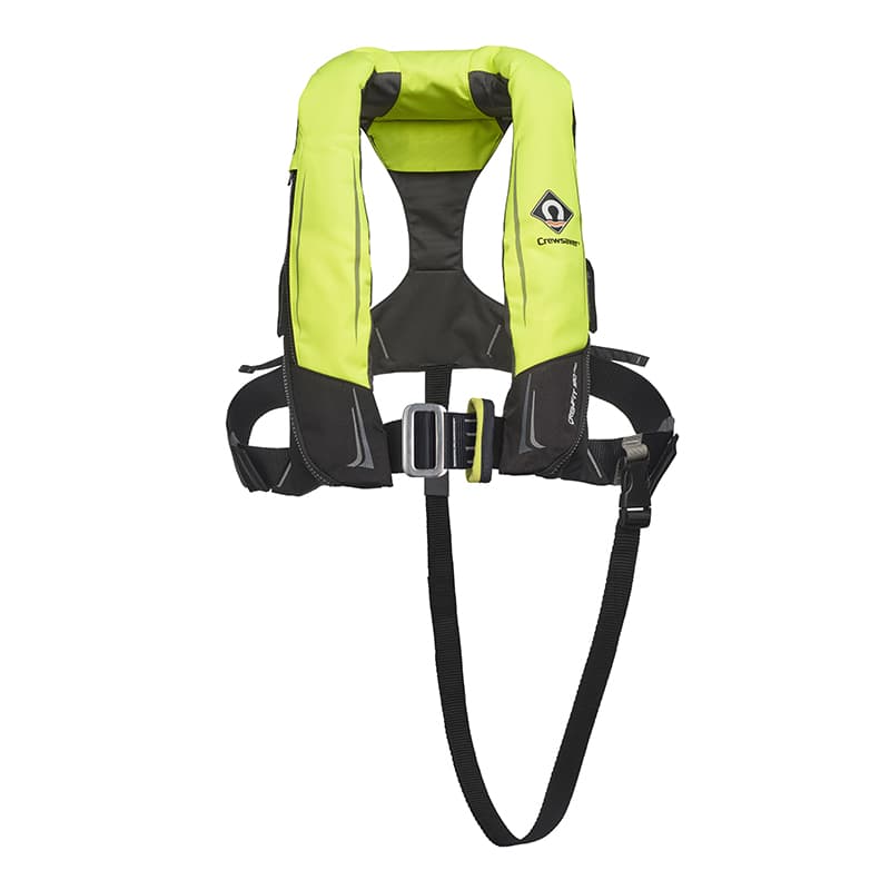 Gilet Auto - CREWSAVER - Crewfit 180N Pro AVEC HARNAIS Jaune Hi-Vizion