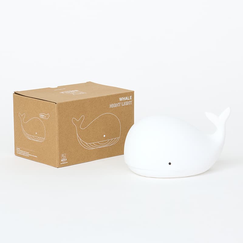 Veilleuse blanche "Baleine" BATELA DECO