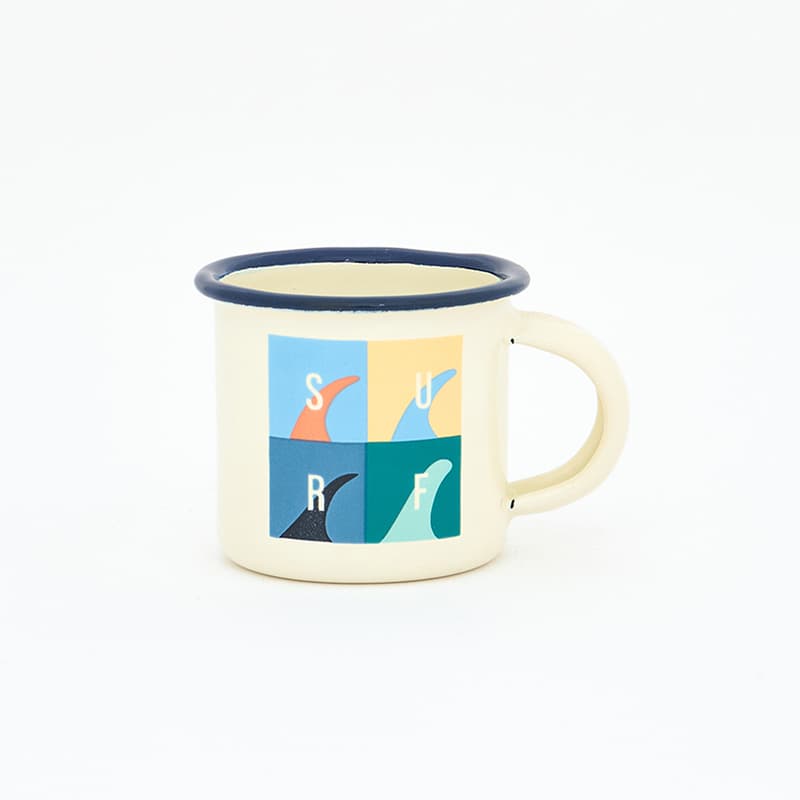 Mini mug émaillé "Surf" BATELA DECO