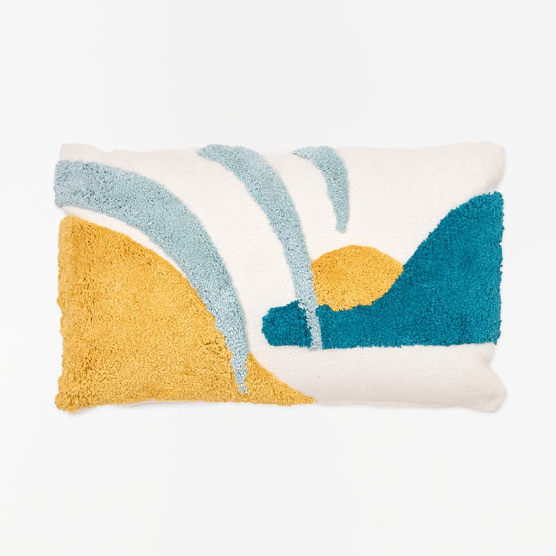 Coussin rectangle "Paysage surf" BATELA DECO