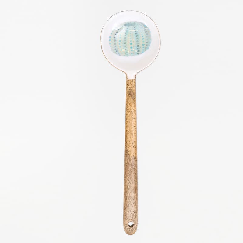 Cuillère en bois émaillé "Oursin" BATELA DECO