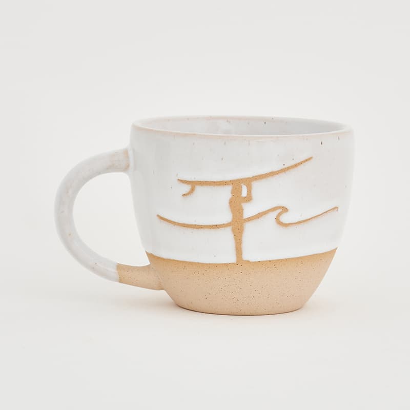 Mug Bicolore "Surfer" BATELA DECO
