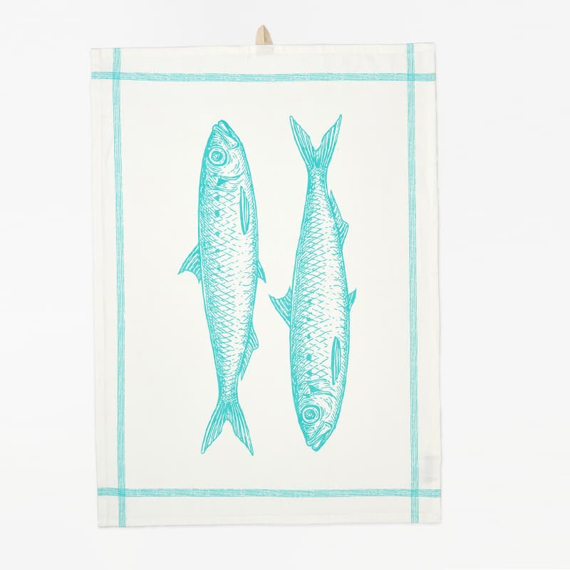 Torchon "Poissons" BATELA DECO