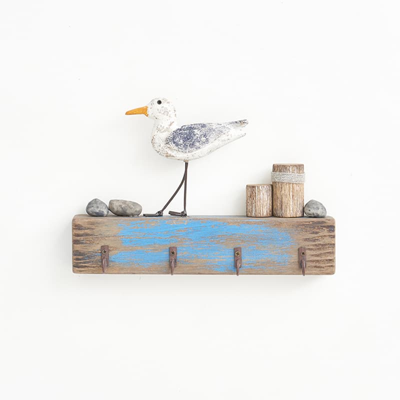 Accroche-clés mural "Mouette" BATELA DECO