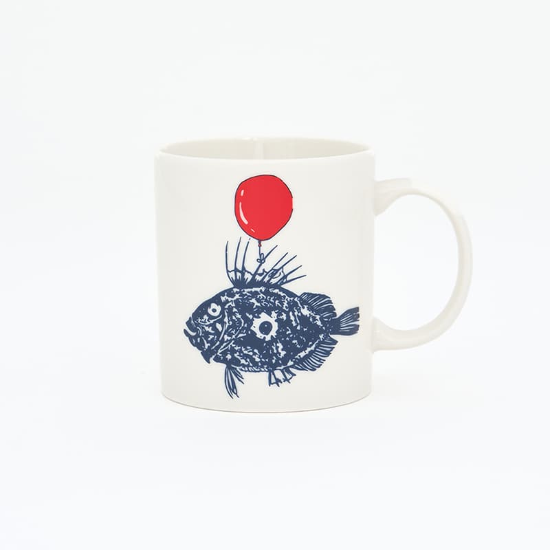 Mug "Poisson avec ballon rouge" BATELA DECO