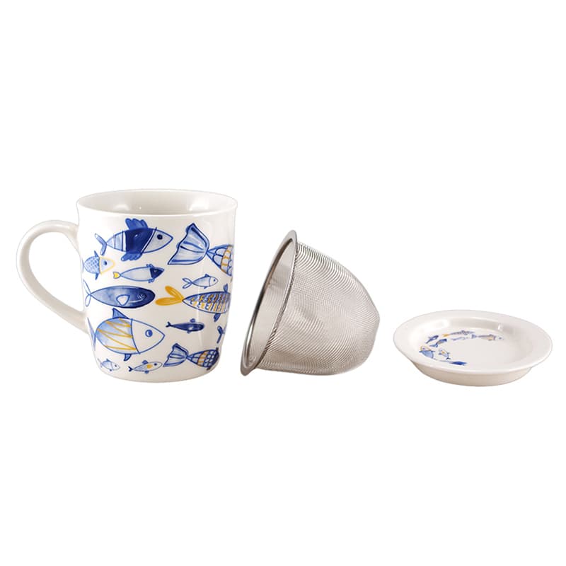 Coffret tisanière collection "Indigo" FAYE