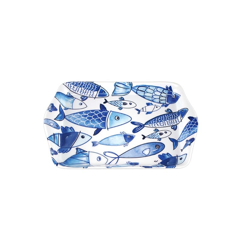 Mini plateau mélamine collection "Indigo" FAYE