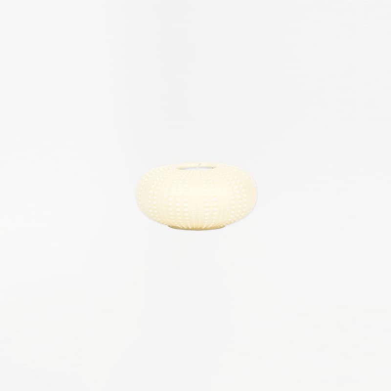 Bougeoir "Oursin" beige Ø12 BATELA DECO