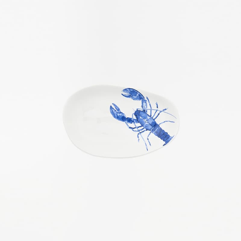 Plat ovale "Homard" BATELA DECO