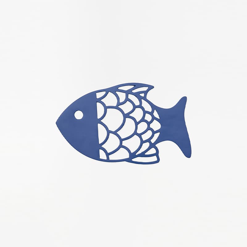 Dessous de plat Bleu "Poisson" BATELA DECO