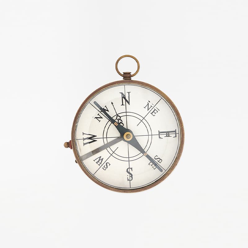 Boussole de poche Vintage BATELA DECO