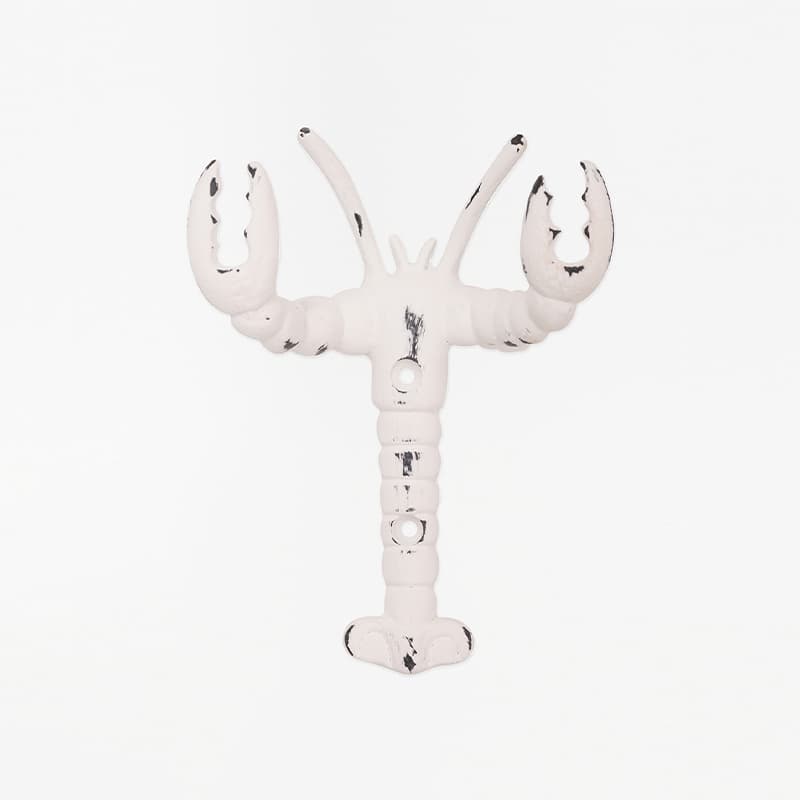 Patère murale "Homard" BATELA DECO Blanc