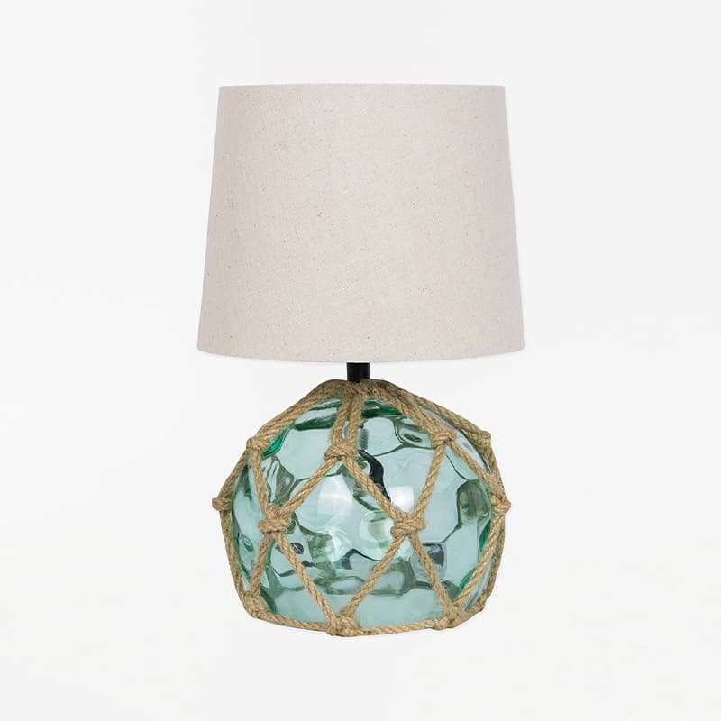 Lampe pied Boule de Chalut BATELA DECO Vert