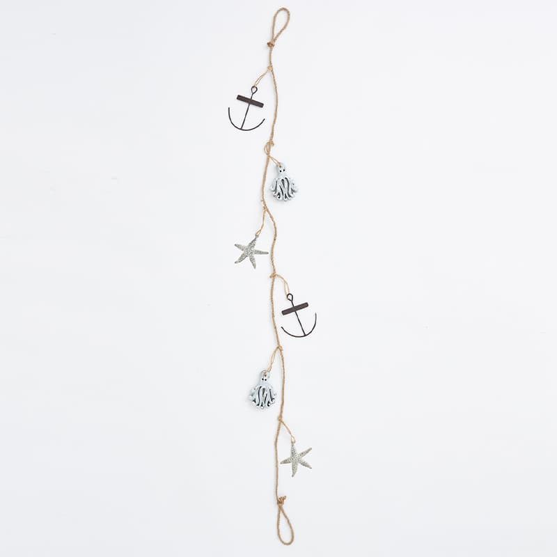 Guirlande Ancre, Poule et Etoile de mer BATELA DECO