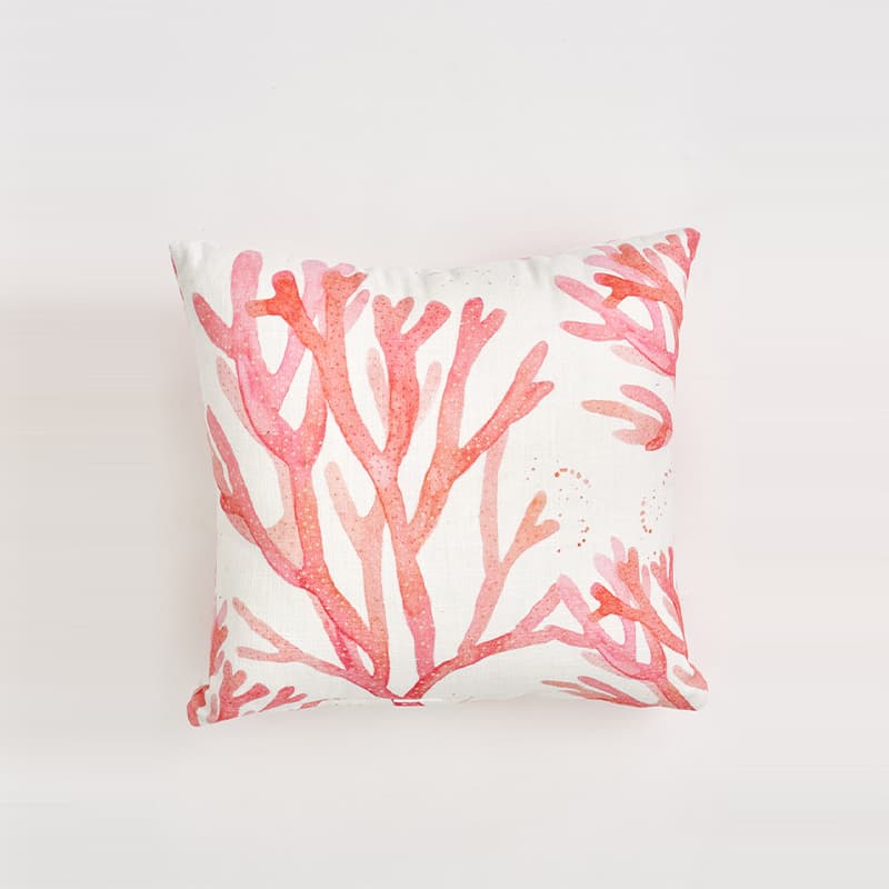 Coussin carré "Algues" BATELA DECO D443