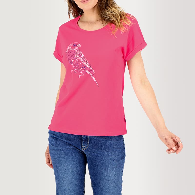 T-shirt TBS Paulitee XL 246 Fuschia