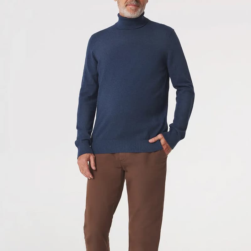 Pull à col roulé TBS Malikrol M 342 Nocturne