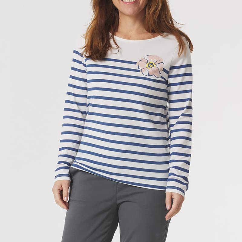 Marinière TBS Flowatee L 017 Arctique