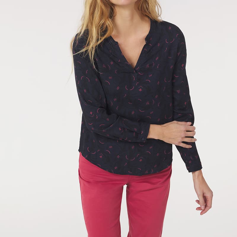 Blouse TBS Pajarmis 40 032 Marine