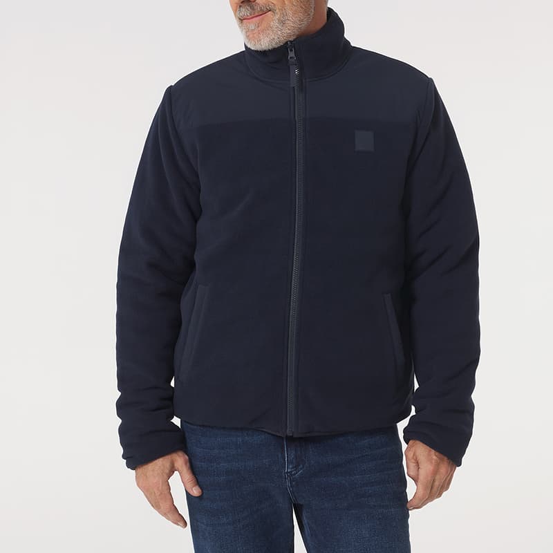 Doudoune réversible imperméable TBS Josefzip 3XL 032 Marine