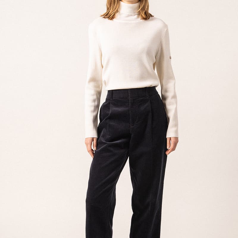 Pull SAINT JAMES Houat 38 Blanc