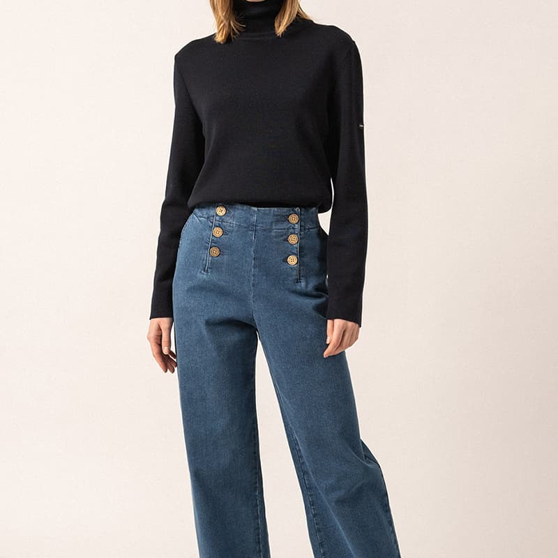 Pull SAINT JAMES Houat 42 Navy